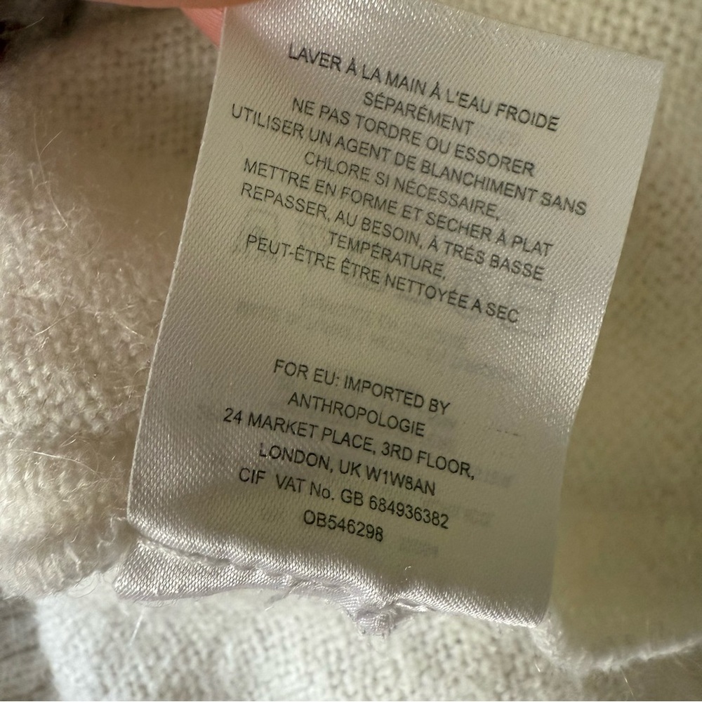Anthropologie Moth Miaou Embroidered Cat Mockneck Sweater - Picture 9 of 10